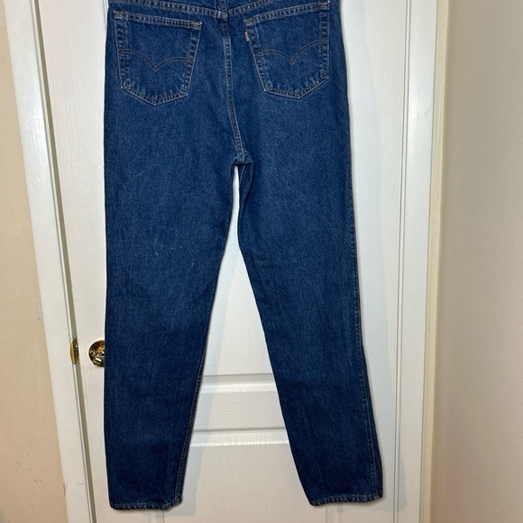 Levi Strauss 530 Regular Fit Jeans Brown/orange Tab Men’s 38x34 Blue Denim - Picture 6 of 7